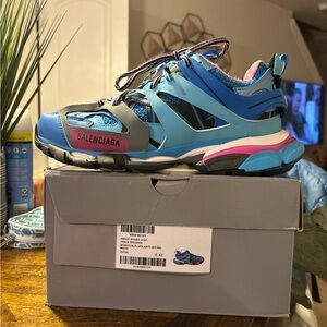 Balenciaga Track Sneakers Trainer Men Size 9 Runners Trainers Blue